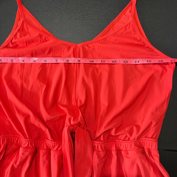 Lululemon Handle the Heat Romper Carnation Red SZ 6 - Picture 11 of 15